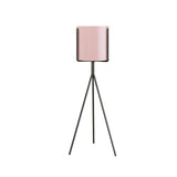 NNEAGS 80cm Tripod Flower Pot Plant Stand with Pink Flowerpot Holder Rack Indoor Display