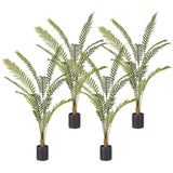 NNEAGS 4X 240cm Artificial Green Rogue Hares Foot Fern Tree Fake Tropical Indoor Plant Home Office Decor