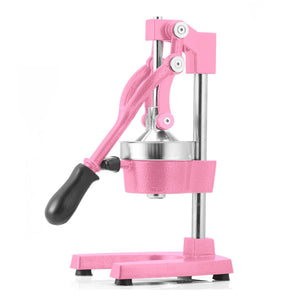 NNEAGS Manual Juicer Hand Press Juice Extractor Squeezer Orange Citrus Pink