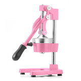 NNEAGS Manual Juicer Hand Press Juice Extractor Squeezer Orange Citrus Pink