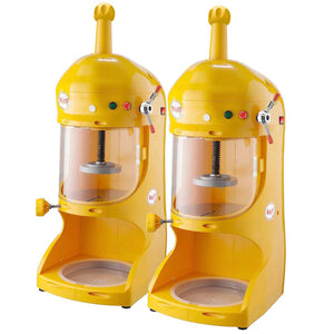 NNEAGS 2X 300W Ice Shaver Crusher Machine Automatic Snow Cone Maker