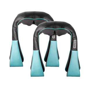 NNEAGS 2X Electric Kneading Back Neck Shoulder Massage Arm Body Massager Blue