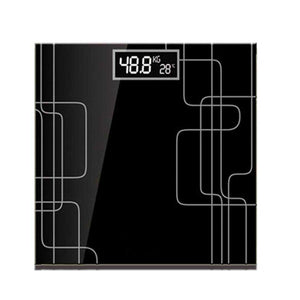 NNEAGS 180kg Electronic Talking Scale Weight Fitness Glass Bathroom Scale LCD Display