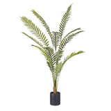 NNEAGS 240cm Artificial Green Rogue Hares Foot Fern Tree Fake Tropical Indoor Plant Home Office Decor