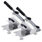 NNEAGS 2X Manual Frozen Meat Slicer Handle Meat Cutting Machine 18/10 Grade Stainless Steel