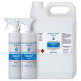 NNEAGS 5L and 2X 500ML Standard Grade Disinfectant Anti-Bacterial Alcohol Spray Bottle Refill Kit
