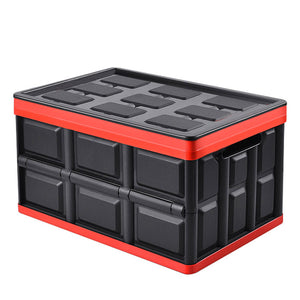 NNEAGS 30L Collapsible Car Trunk Storage Multifunctional Foldable Box Black