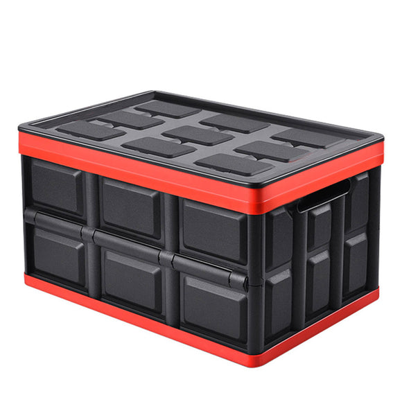 NNEAGS 30L Collapsible Car Trunk Storage Multifunctional Foldable Box Black