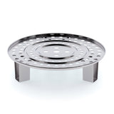 NNEAGS 43cm Stainless Steel Steamer Insert Stock Pot Steaming Rack Stockpot Tray