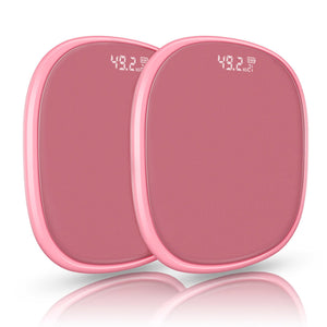NNEAGS 2X 180kg Digital LCD Fitness Electronic Bathroom Body Weighing Scale Old Rose