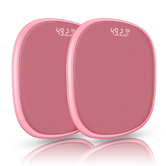 NNEAGS 2X 180kg Digital LCD Fitness Electronic Bathroom Body Weighing Scale Old Rose