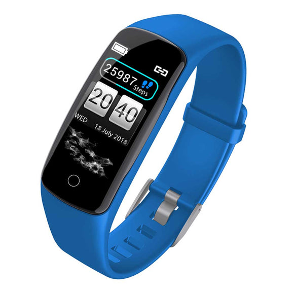 NNEAGS Sport Monitor Wrist Touch Fitness Tracker Smart Watch Blue