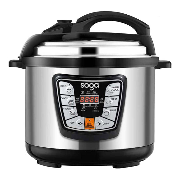 NNEAGS Electric Pressure Cooker 12L Stainless Steel NonStick 1600W