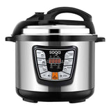 NNEAGS Electric Pressure Cooker 12L Stainless Steel NonStick 1600W