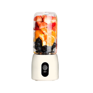 NNEAGS Portable Mini USB Rechargeable Handheld Juice Extractor Fruit Mixer Juicer White