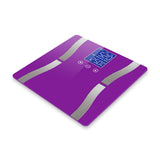NNEAGS 2X Digital Body Fat Scale Bathroom Scales Weight Gym Glass Water LCD Purple/Pink