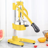 NNEAGS 2X Manual Juicer Hand Press Juice Extractor Squeezer Orange Citrus Yellow