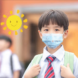 NNEAGS 20 Pcs Anti Dust Filter Disposable Protective Sanitary Face Mask Kids