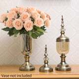 NNEAGS 10pcs Artificial Silk Flower Fake Rose Bouquet Table Decor Champion