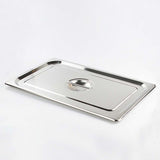 NNEAGS 4X GN Pan Lid Full Size 1/1 Stainless Steel Tray Top Cover