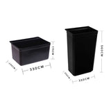 NNEAGS Food Trolley Large & Small Utility Cart Waste Storage Bin
