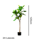 NNEAGS 120cm Green Artificial Indoor Qin Yerong Tree Fake Plant Simulation Decorative
