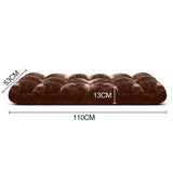 NNEAGS Floor Recliner Folding Lounge Sofa Futon Couch Folding Chair Cushion Coffee