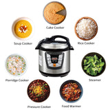 NNEAGS Stainless Steel Electric Pressure Cooker 10L Nonstick 1600W