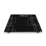 NNEAGS 180kg Electronic Talking Scale Weight Fitness Glass Bathroom Scale LCD Display