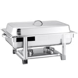NNEAGS Single Tray Stainless Steel Chafing Catering Dish Food Warmer
