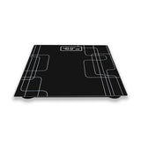 NNEAGS 2X 180kg Electronic Talking Scale Weight Fitness Glass Bathroom Scale LCD Display