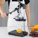 NNEAGS 2X Stainless Steel Manual Juicer Hand Press Juice Extractor Squeezer Orange