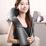 NNEAGS 2X Electric Kneading Back Neck Shoulder Massage Arm Body Massager Black/Blue