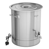 NNEAGS 2X 25L Stainless Steel URN Water Boiler  2200W