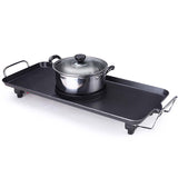 NNEAGS Electric Steamboat Asian Hot Pot Soup Maker Fondue Teppanyaki Hotpot Grill