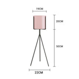 NNEAGS 2X 70cm Tripod Flower Pot Plant Stand with Pink Flowerpot Holder Rack Indoor Display