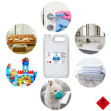NNEAGS 2X 5L and 4X 500ML Standard Grade Disinfectant Anti-Bacterial Alcohol Spray Bottle Refill Kit