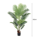 NNEAGS 2X 165cm Artificial Swallowtail Sunflower Fake Decoration Tree Flower Pot Plant