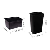 NNEAGS Large Food Trolley Utility Cart Waste Storage Bin