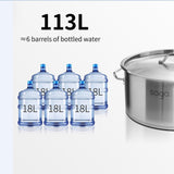 NNEAGS Stock Pot 113L Top Grade Thick Stainless Steel Stockpot 18/10 Without Lid