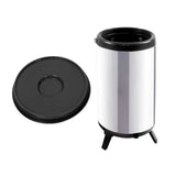 NNEAGS 8L Portable Insulated Cold/Heat Coffee Tea Beer Barrel Brew Pot With Dispenser