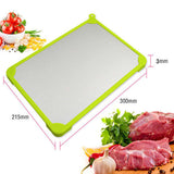 NNEAGS 2X Kitchen Fast Defrosting Tray The Safest Way to Defrost Meat or Frozen Food