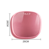 NNEAGS 2X 180kg Digital LCD Fitness Electronic Bathroom Body Weighing Scale Old Rose