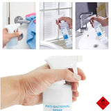 NNEAGS 4X 500ml Standard Grade Disinfectant Anti-Bacterial Alcohol Spray Bottle