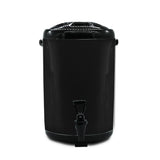 NNEAGS 2X 16L Stainless Steel Insulated Milk Tea Barrel Hot and Cold Beverage Dispenser Container with Faucet Black