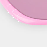 NNEAGS 2X 180kg Digital LCD Fitness Electronic Bathroom Body Weighing Scale Pink/Old Rose