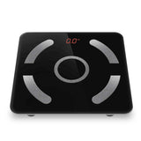 NNEAGS Wireless Bluetooth Digital Body Fat Scale Bathroom Weighing Scales Health Analyzer Weight Black