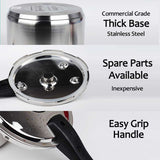 NNEAGS 4L Grade Stainless Steel Pressure Cooker