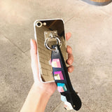 NNEAGS Luxury Fashionable Durable Silver Mirror Back iPhone Case 7