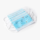 NNEAGS 60 Pcs Anti Dust Filter Disposable Protective Sanitary Face Mask Kids